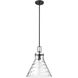 Barlon 1 Light 14 inch Matte Black Indoor Pendant Ceiling Light